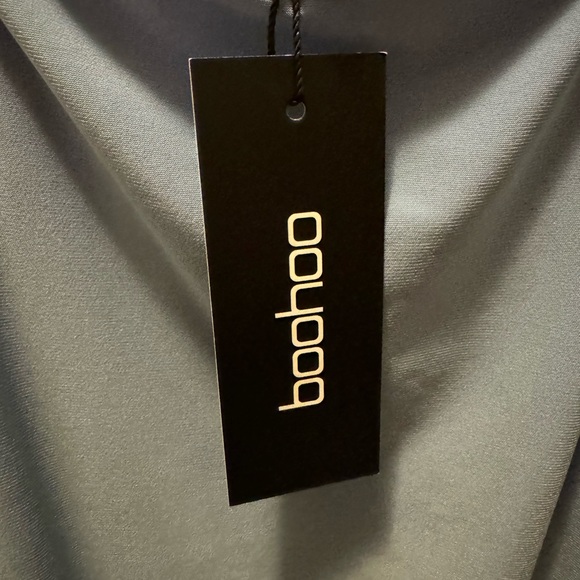 Blue Ruched Bodycon Dress - Picture 6 of 6